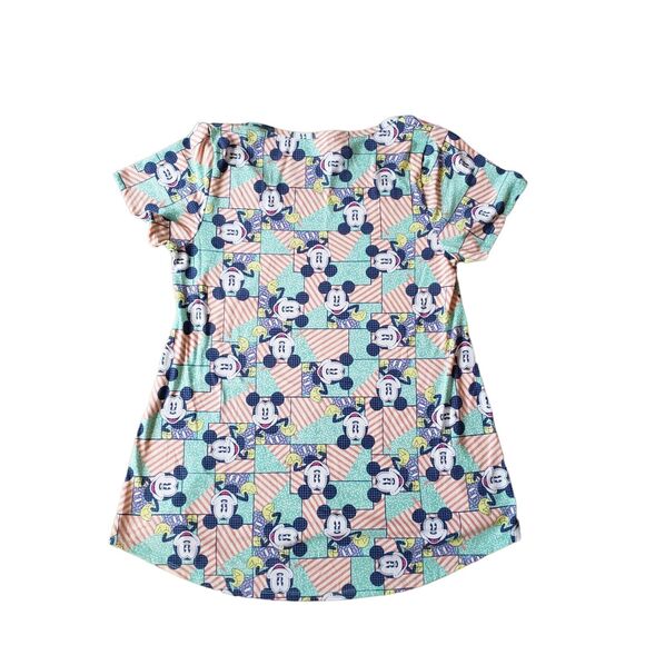 LuLaRoe Womens Size Small Mickey Mouse Geometric Irma Tunic Shirt - Picture 7 of 7